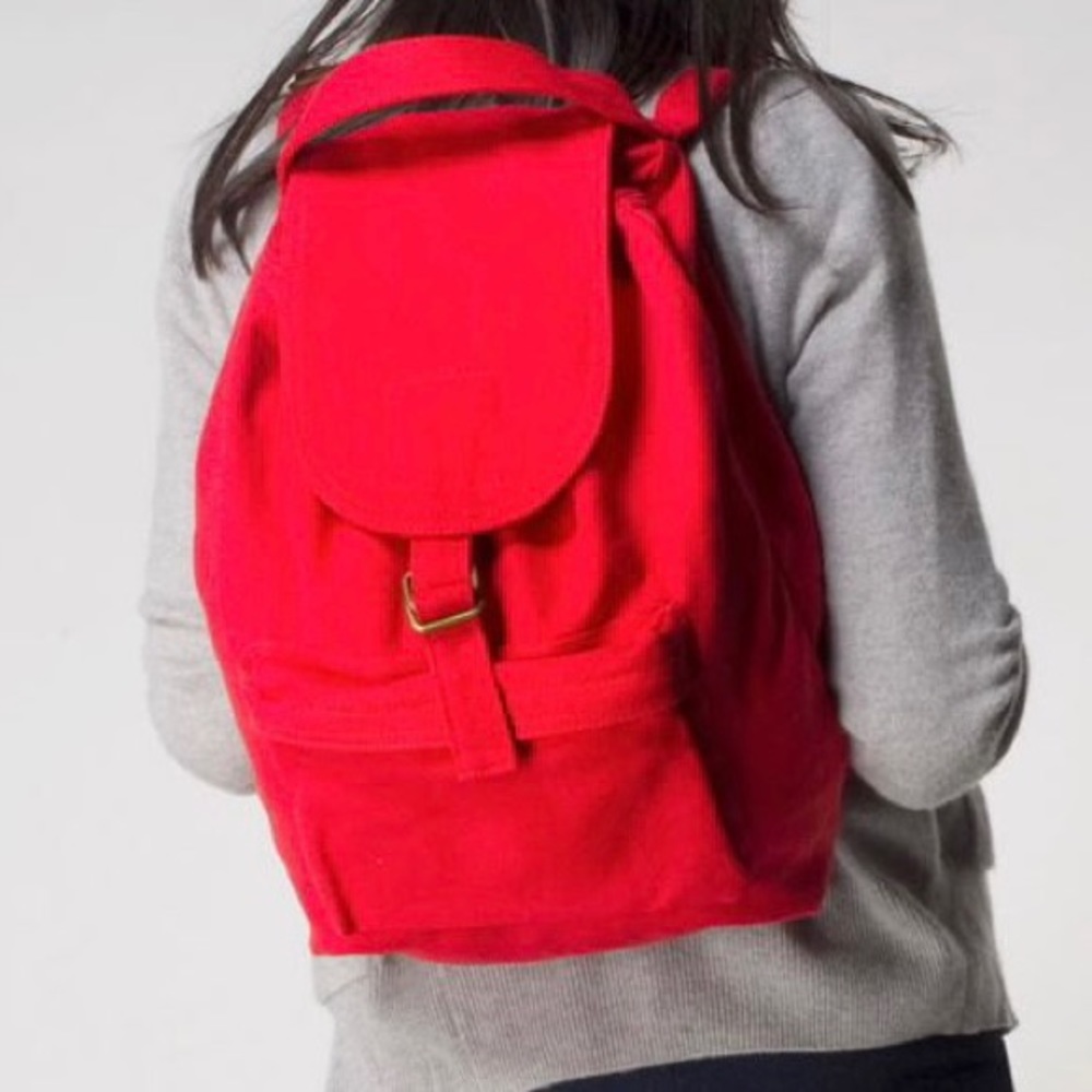 BAGGU backpack, red.